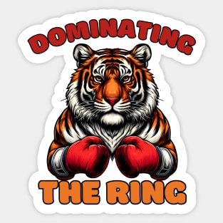 Kickboxing tiger Sticker